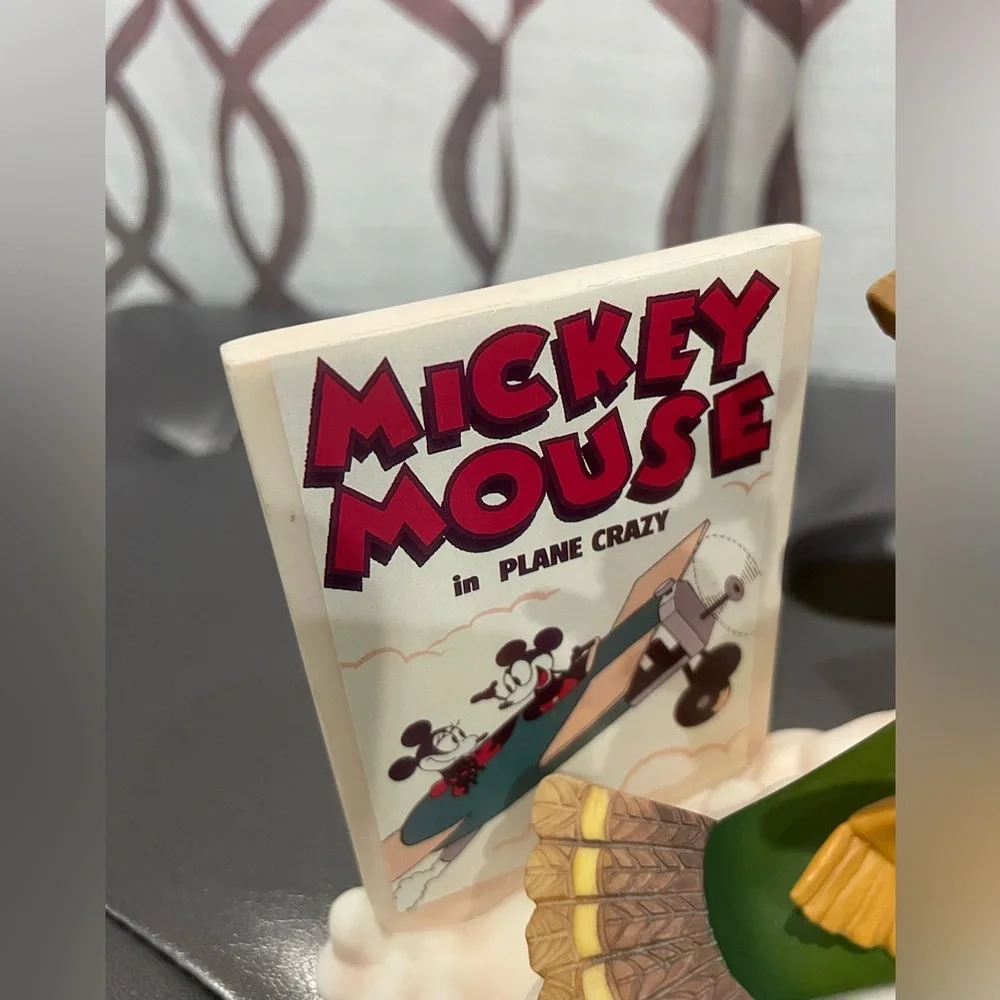 Disney Vintage Mickey Mouse in plane crazy 1928 figurine